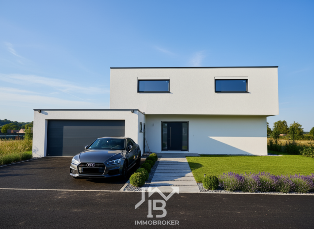 Haus Eingang Audi gedreht