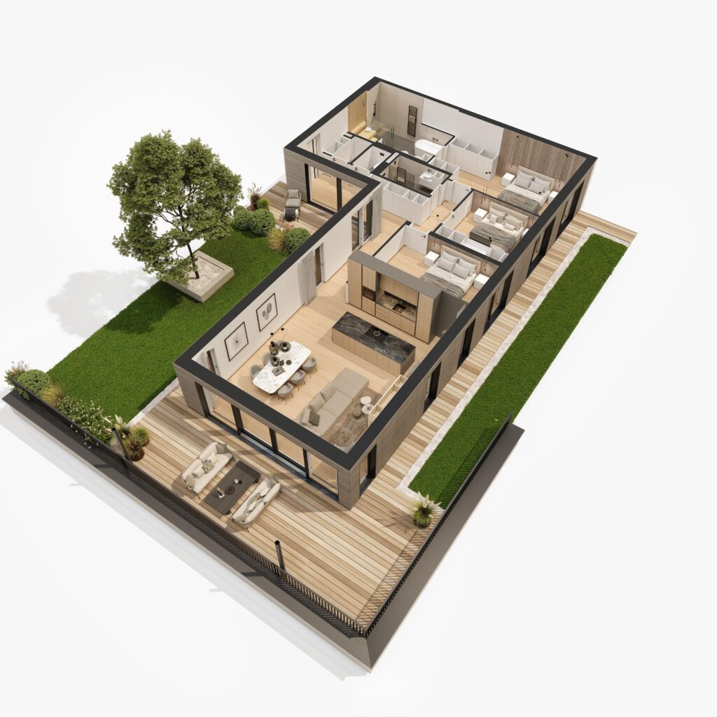 Grundriss 3D - TOP A01