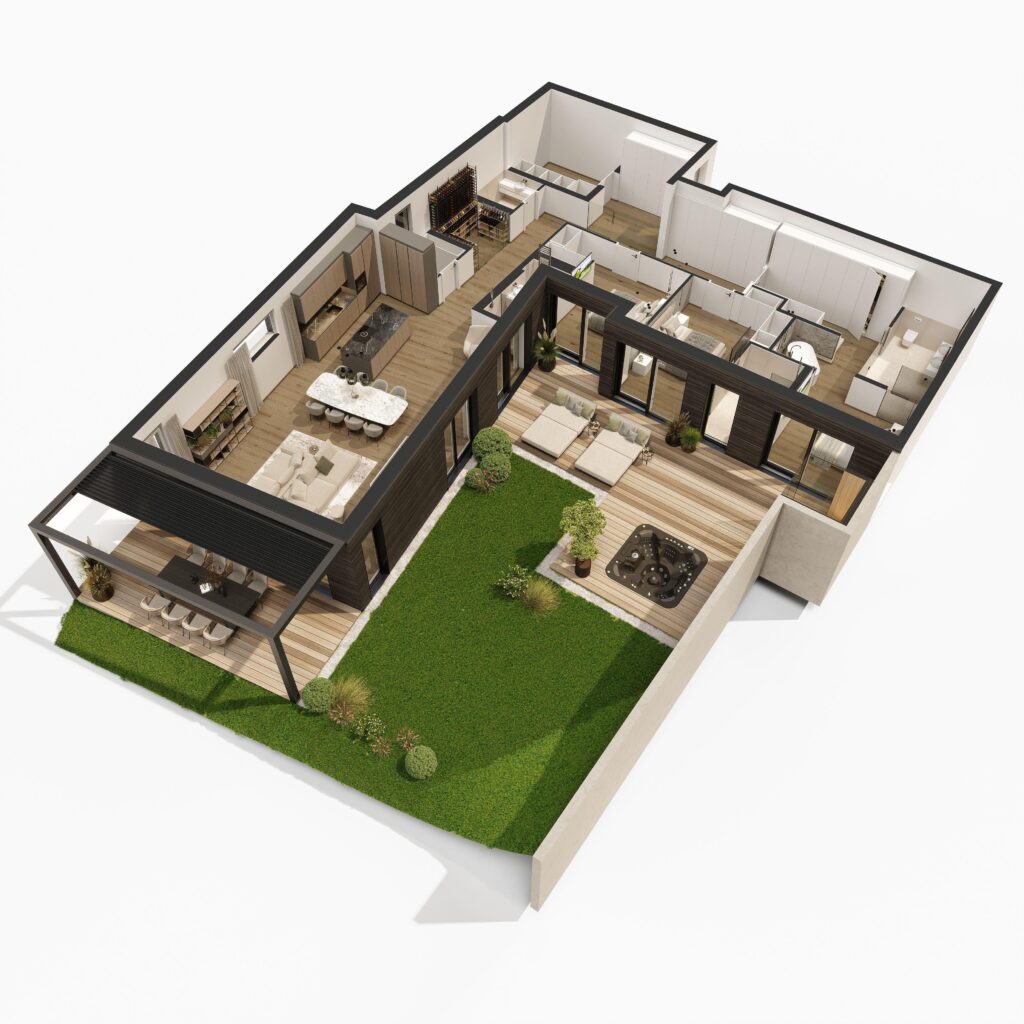 Grundriss 3D - TOP B01